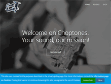 Tablet Screenshot of choptones.net